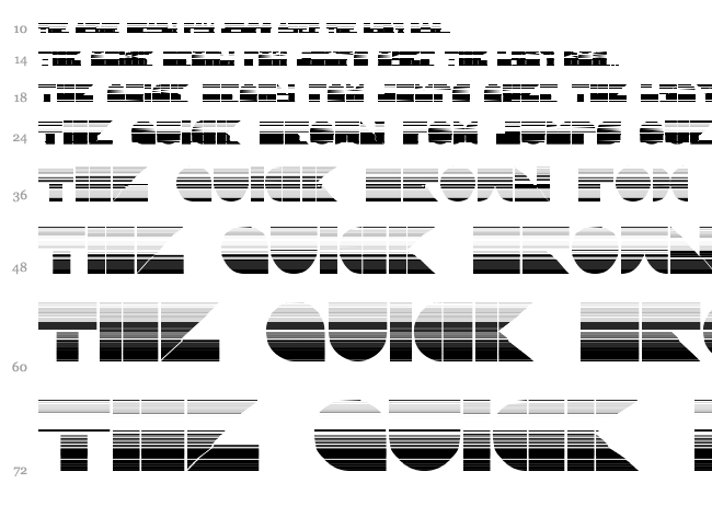 Drebiek font waterfall